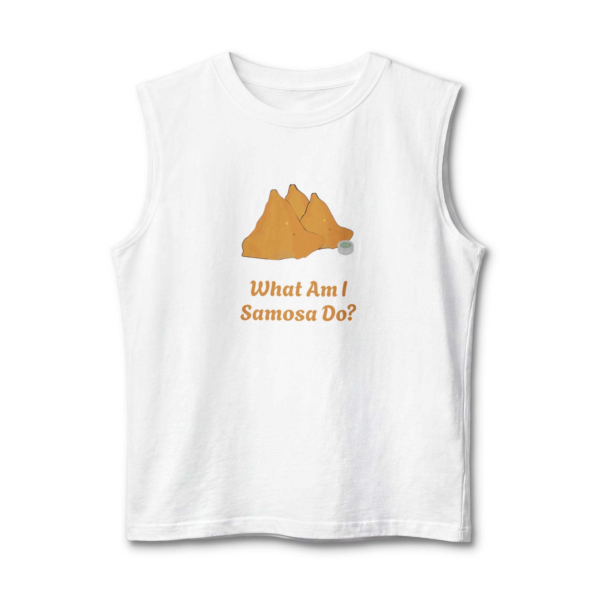 Unisex What Am I Samosa Do? Graphic Tank