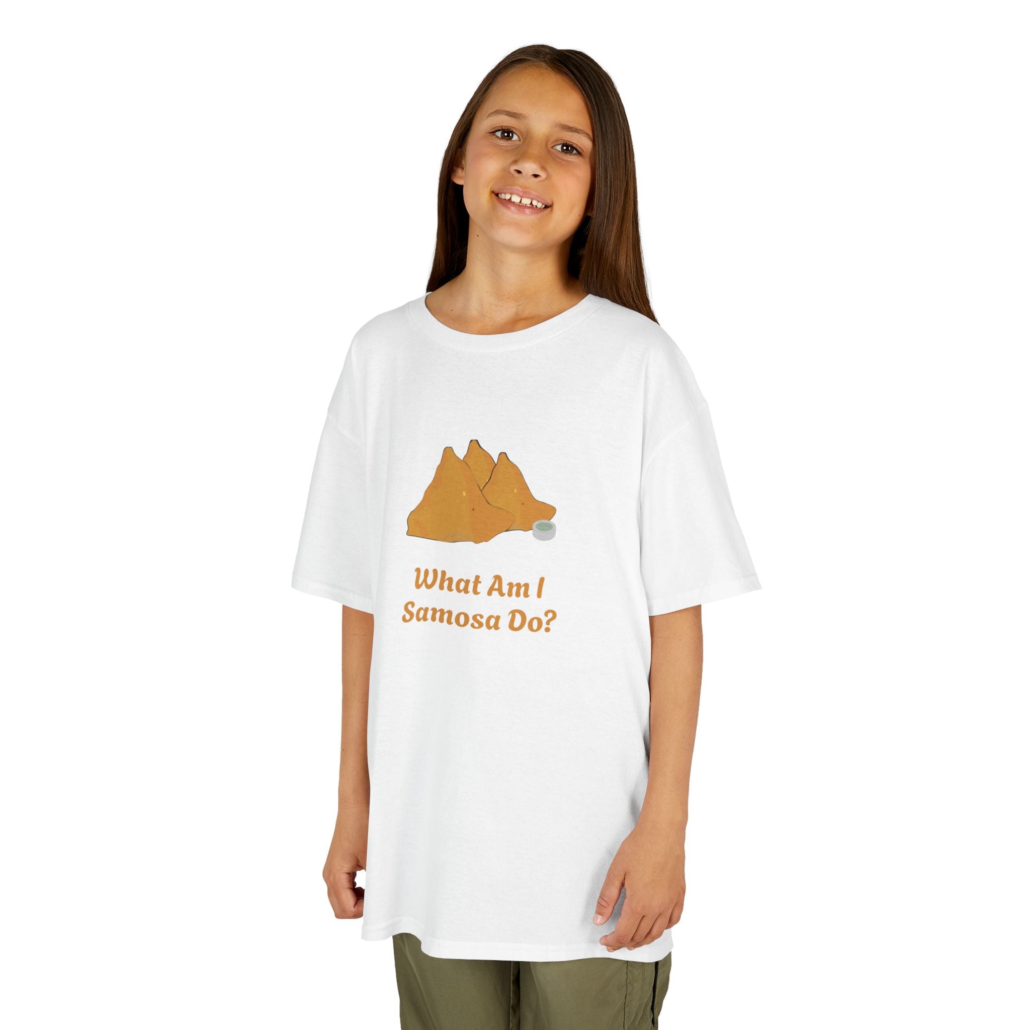 What Am I Samosa Do? Unisex Youth Tee